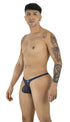 CandyMan 99954 Thongs Color Navy Mesh