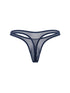 CandyMan 99954 Men's Underwear Sheer Mesh Thongs Color Navy Mesh