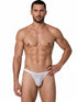 CandyMan 99954 Men's Underwear Sheer Mesh Thongs Color White Mesh