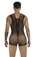 CandyMan 99956 Bodysuit Color Black