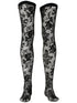 CandyMan 99968 Men's Underwear Seductive Lace Thigh Highs Color Black