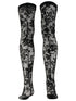 CandyMan 99968 Men's Underwear Seductive Lace Thigh Highs Color Black