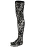 CandyMan 99968 Men's Underwear Seductive Lace Thigh Highs Color Black