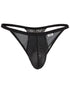 CandyMan 99969 Men's Underwear Mesh Lace Seductive Thongs Color Black