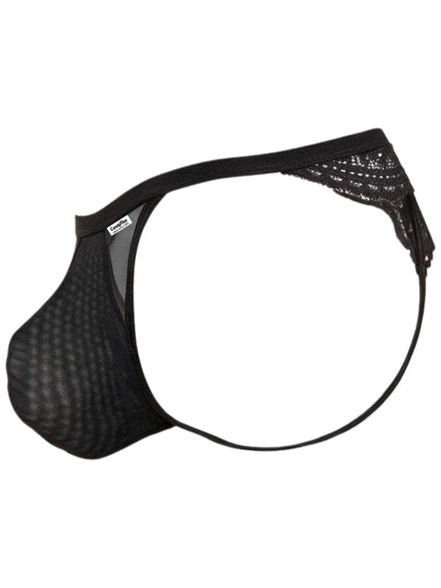 CandyMan 99969 Men's Underwear Mesh Lace Seductive Thongs Color Black