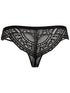 CandyMan 99971 Men's Underwear Seductive Mesh Lace Thongs Color Black