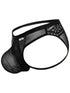 CandyMan 99971 Men's Underwear Seductive Mesh Lace Thongs Color Black