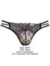CandyMan 99977 Men's Underwear Seductive Printed Mesh Jockstrap Color Black