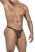 Clever 100008 3PK Autralian Latin Thongs Color Black-Orange-Black