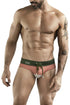 Clever 1802 Wave Swim Briefs Color Green