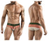 Clever 1802 Wave Swim Briefs Color Green
