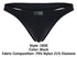 Clever 1830 Desirable Thongs Color Black