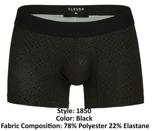 Clever 1850 Laberin Trunks Color Black
