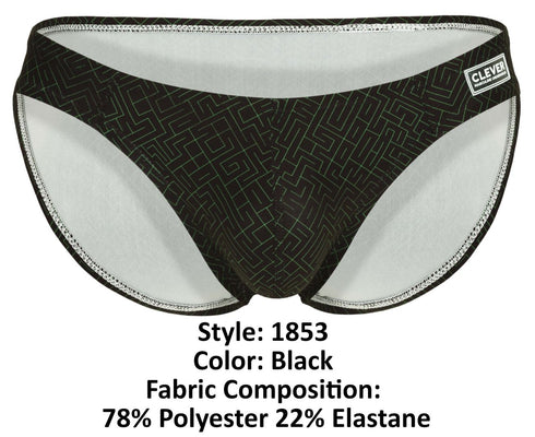 Clever 1853 Laberin Bikini Color Black