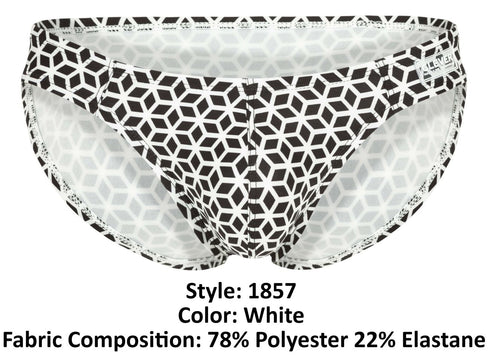 Clever 1857 Cuadricula Bikini Color White