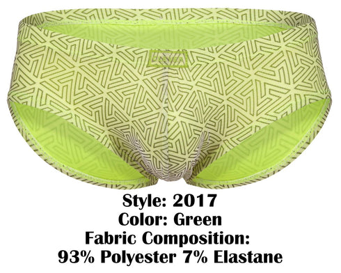 Clever 2017 Neon Briefs Color Green