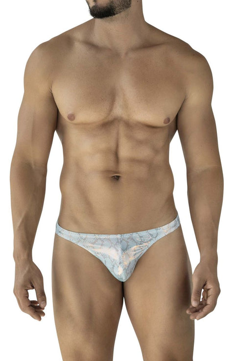 Clever 2063 Diamond Thongs Color Blue