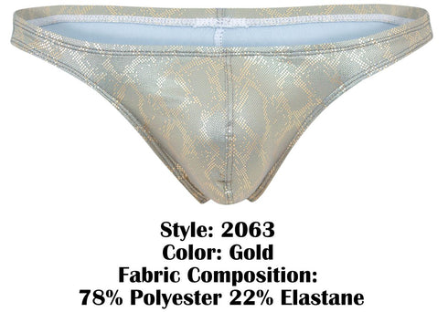 Clever 2063 Diamond Thongs Color Gold