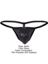 Clever 26047 Atlas G-String Color Black - Bold Sophistication