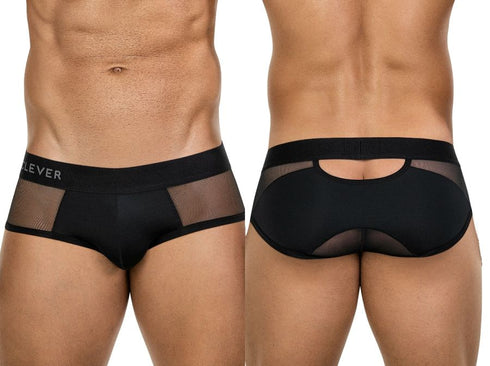 Clever 26059 Tanatos Briefs in Bold Black Color Black