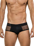 Clever 26059 Tanatos Briefs in Bold Black Color Black