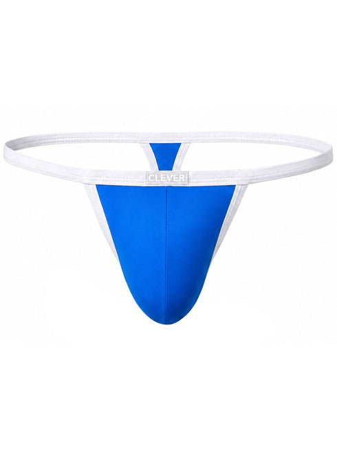 Clever Moda 26160 Men's Underwear Boreas Thongs Minimalist Style Color Turquoise