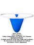 Clever Moda 26160 Men's Underwear Boreas Thongs Minimalist Style Color Turquoise