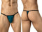 Clever Moda 26161 Men's Underwear Boreas Sleek Thongs Color Petrol Blue