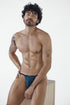 Clever Moda 26161 Men's Underwear Boreas Sleek Thongs Color Petrol Blue