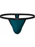 Clever Moda 26161 Men's Underwear Boreas Sleek Thongs Color Petrol Blue