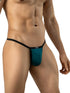 Clever Moda 26161 Men's Underwear Boreas Sleek Thongs Color Petrol Blue