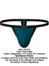 Clever Moda 26161 Men's Underwear Boreas Sleek Thongs Color Petrol Blue