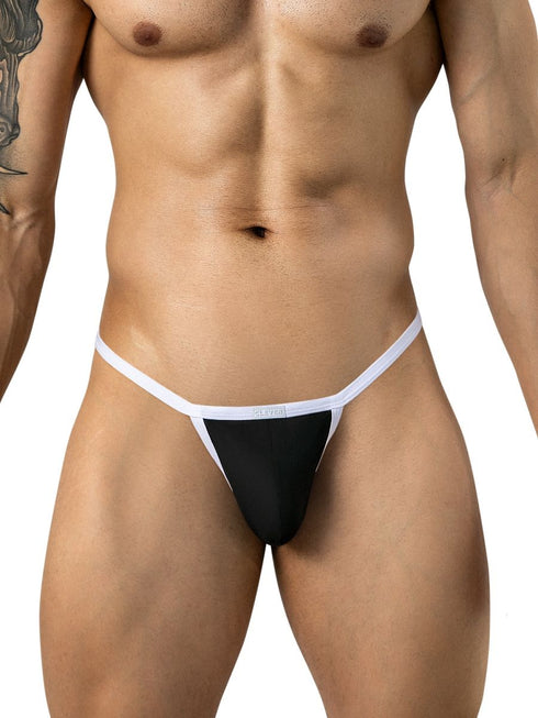 Clever Moda 26162 Men's Underwear Boreas Thongs Color Black