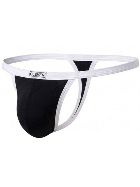 Clever Moda 26162 Men's Underwear Boreas Thongs Color Black