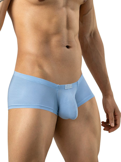 Clever Moda 26175 Men's Underwear Cronos Trunks Color Light Blue