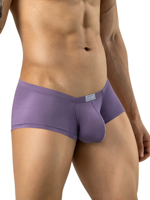 Clever Moda 26177 Men's Underwear Cronos Trunks Color Lilac