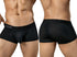 Clever Moda 26184 Men's Underwear Ulises Trunks Modern Comfort Color Black