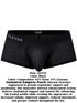 Clever Moda 26184 Men's Underwear Ulises Trunks Modern Comfort Color Black