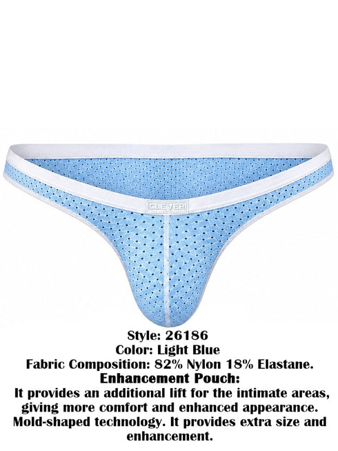 Clever Moda 26186 Men's Underwear Ulises Briefs Color Light Blue
