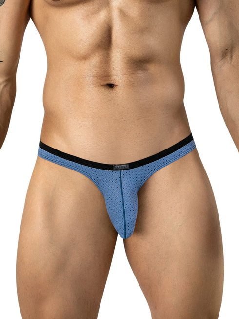 Clever Moda 26187 Men's Underwear Ulises Ergonomic Briefs Color Steel Blue