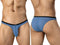 Clever Moda 26187 Men's Underwear Ulises Ergonomic Briefs Color Steel Blue