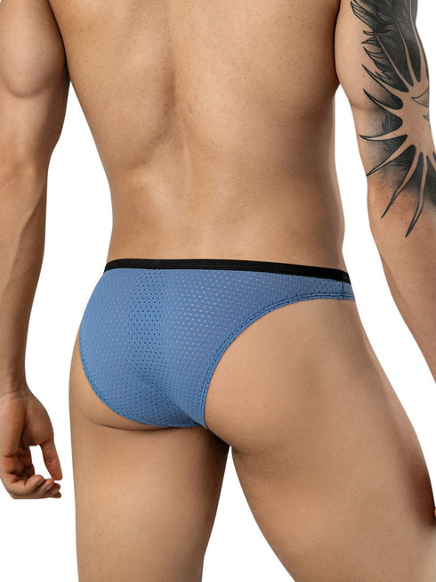 Clever Moda 26187 Men's Underwear Ulises Ergonomic Briefs Color Steel Blue