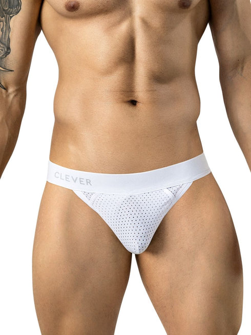 Clever Moda 26189 Men's Underwear Ulises Thongs Color White