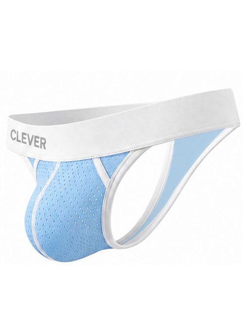 Clever Moda 26190 Men's Underwear Ulises Ergonomic Thongs Color Light Blue