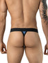 Clever Moda 26191 Men's Underwear Ulises Sleek Thongs Color Steel Blue