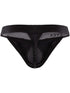 Clever Moda 26192 Men's Underwear Ulises Thongs Stylish Ergonomic Fit Color Black