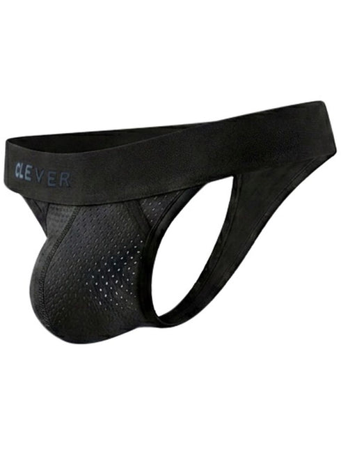 Clever Moda 26192 Men's Underwear Ulises Thongs Stylish Ergonomic Fit Color Black