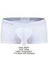 Clever 26207 Men's Underwear Mompox Trunks Sleek Ergonomic Fit Color White