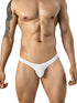 Clever 26211 Men's Underwear Murillo Thongs Sleek Minimalist Fit Color White
