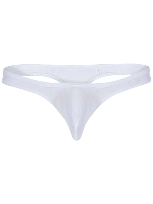Clever 26211 Men's Underwear Murillo Thongs Sleek Minimalist Fit Color White